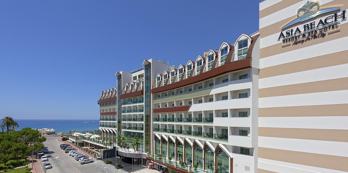 Asia Beach Resort & Spa Hotel Alanya Exterior foto