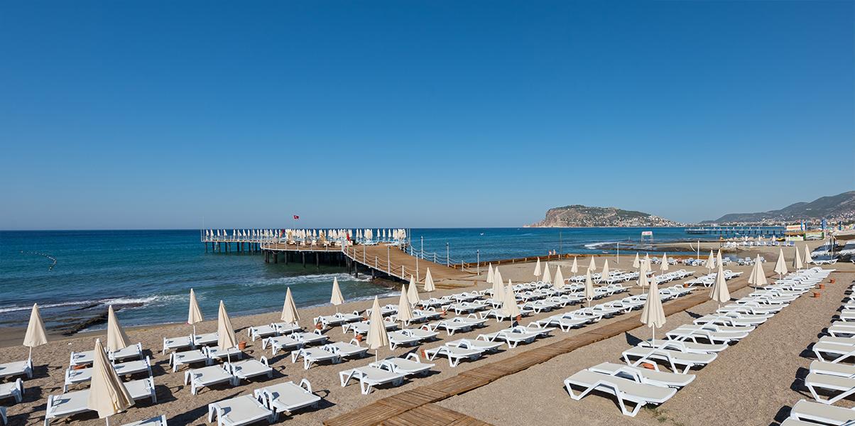 Asia Beach Resort & Spa Hotel Alanya Exterior foto