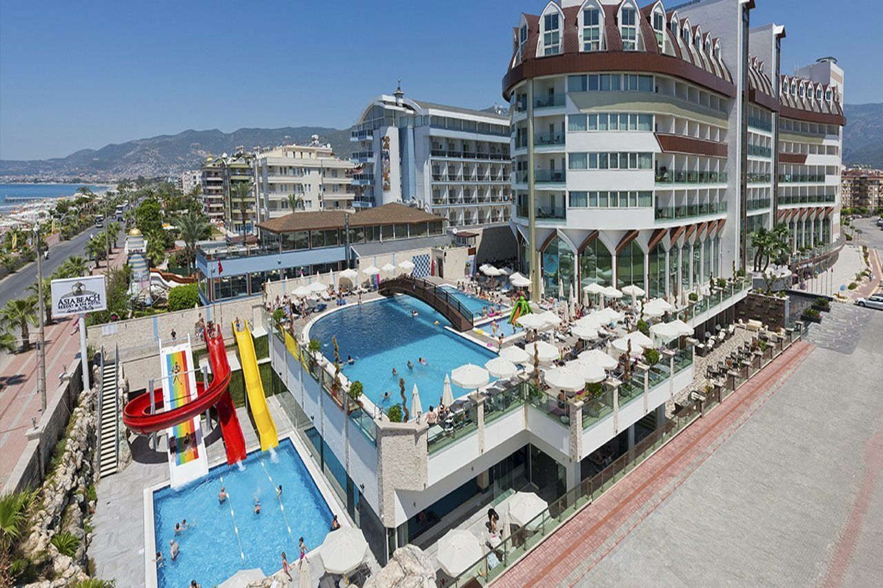 Asia Beach Resort & Spa Hotel Alanya Exterior foto